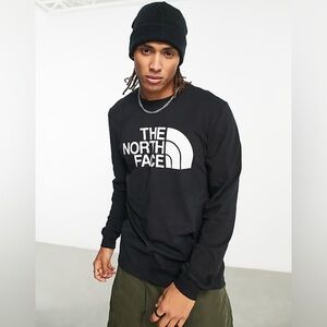The North Face Black Graphic Long Sleeve Tee